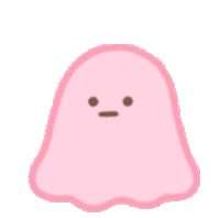Gif animé coeur fantome